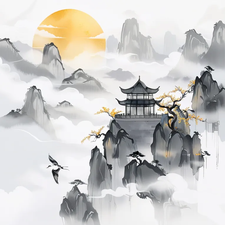Chinese Style,Traditional Painting Media,Girl,LoRA,SDXL