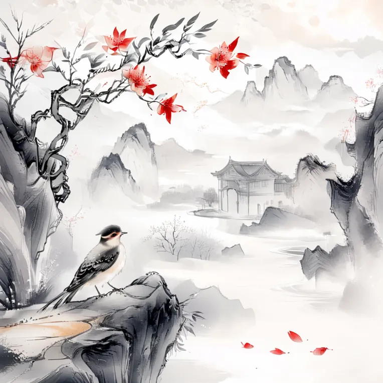 Chinese Style,Traditional Painting Media,Girl,LoRA,SDXL