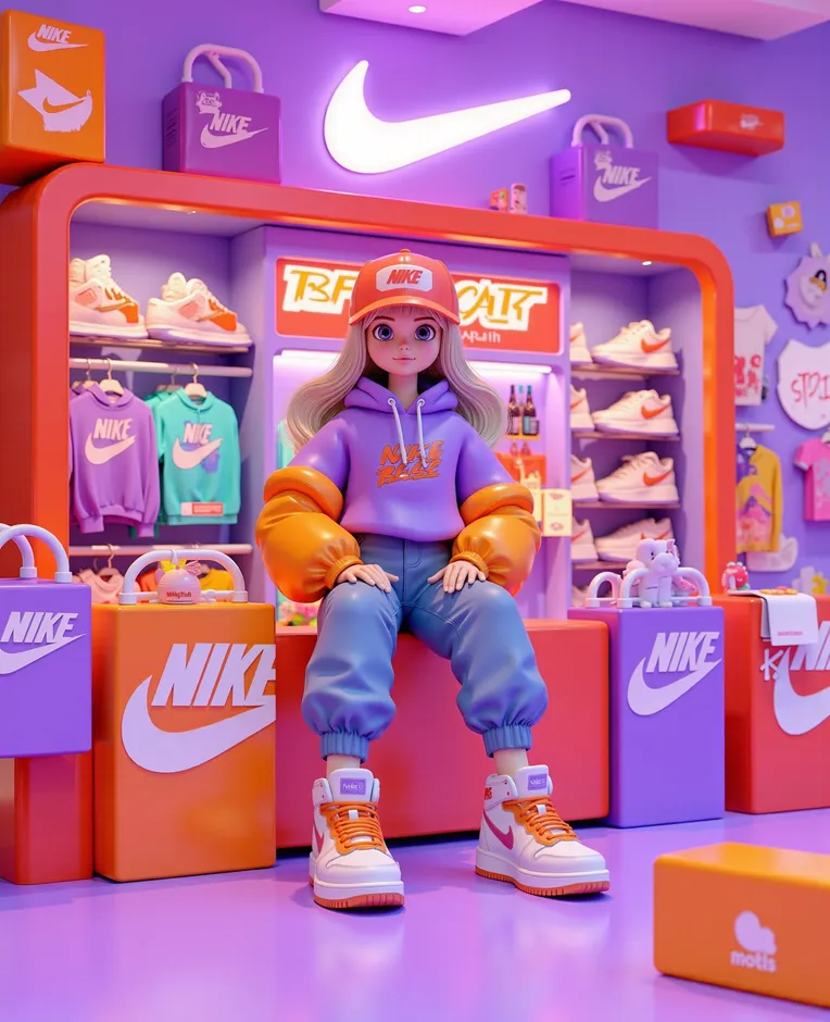 Cartoon style,Girl,Object Enhance,LoRA,FLUX.1