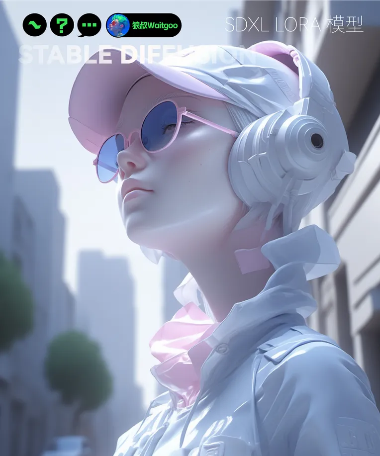 CGI style,Girl,Game Character Design,LoRA,SDXL