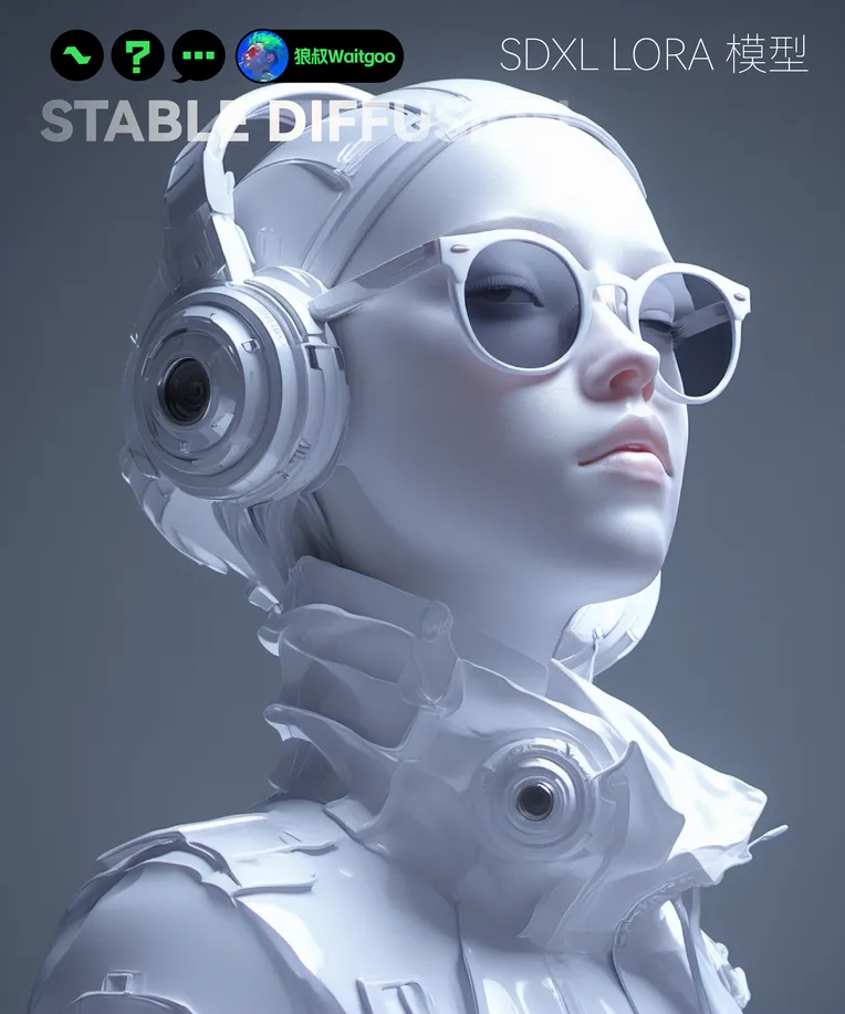 CGI style,Girl,Game Character Design,LoRA,SDXL