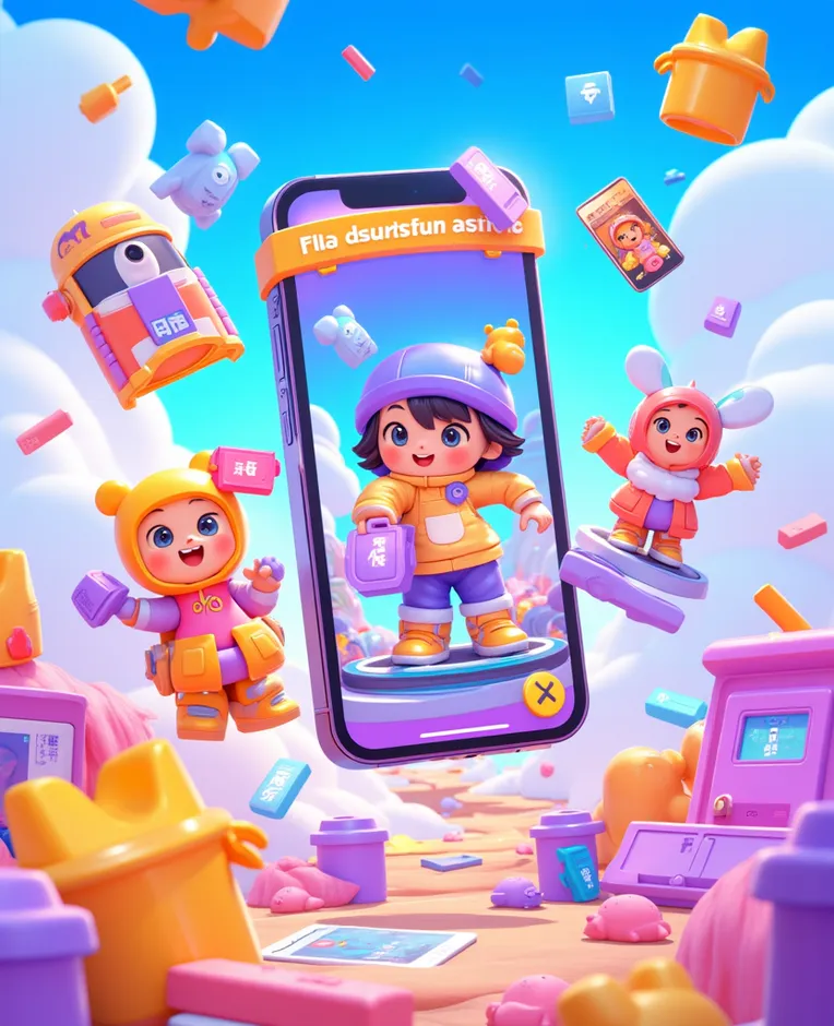 Cartoon style,Girl,Object Enhance,LoRA,FLUX.1