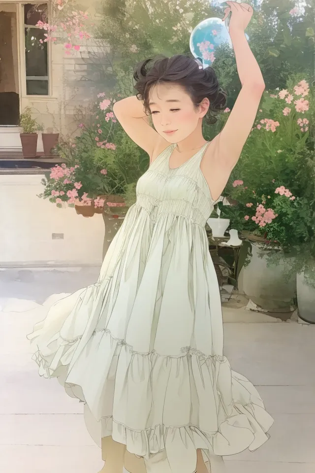 Chinese Style,Traditional Painting Media,Girl,LoRA,SD 1.5