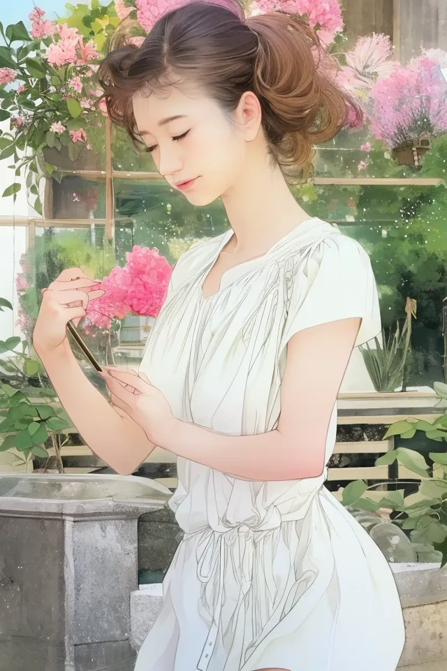 Chinese Style,Traditional Painting Media,Girl,LoRA,SD 1.5