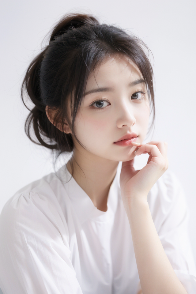 Asian beauty face model 10 1