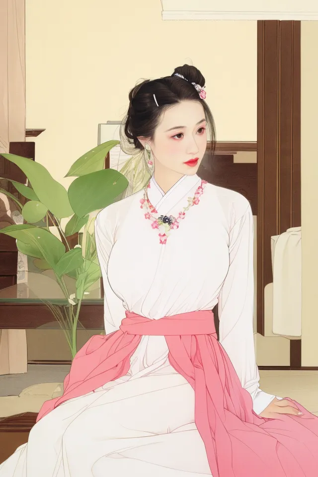 Chinese Style,Traditional Painting Media,Girl,LoRA,SD 1.5