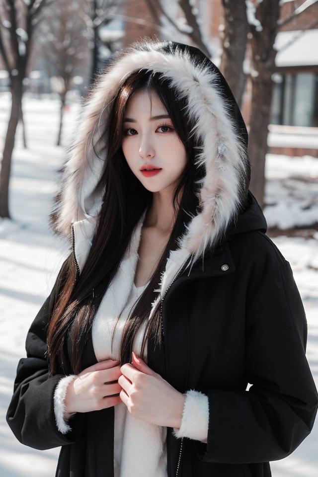 black style black style picture filter realistic model 1