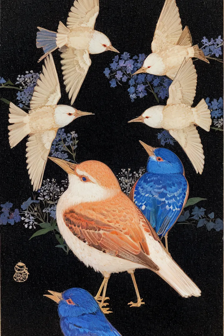 Hand-Drawn,Traditional Painting Media,Girl,LoRA,SD 1.5