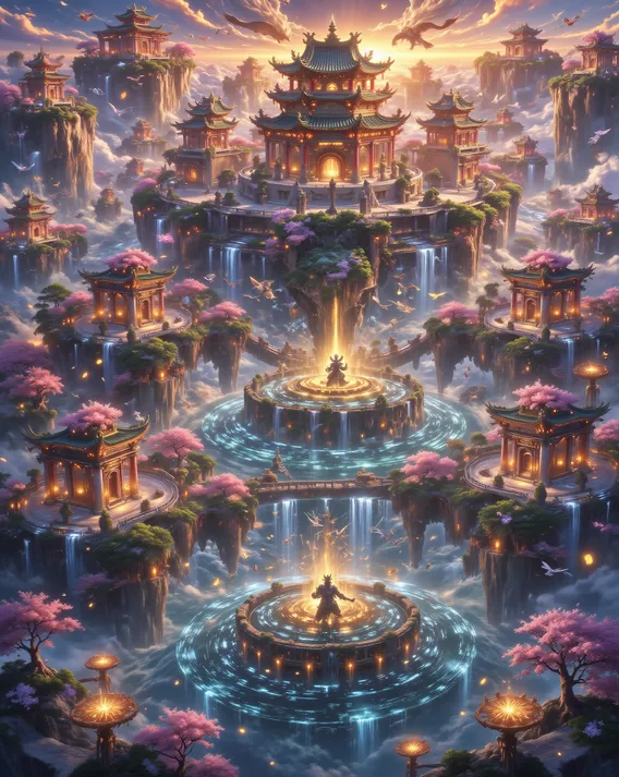 奇幻场景-梦幻世界_FLUX版-LoRA-逸-LiblibAI