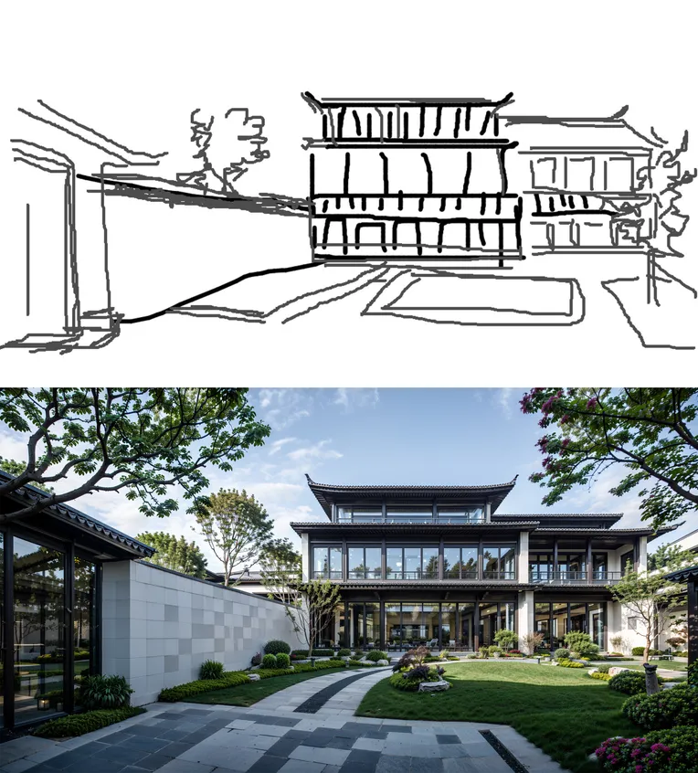 Realistic,Landscape Design,Building,LoRA,SD 1.5