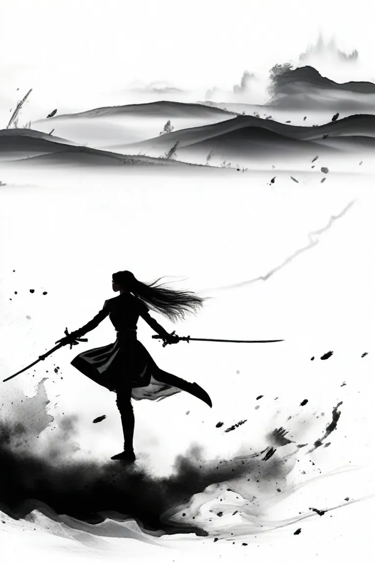 Realistic,Traditional Painting Media,Girl,LoRA,HunyuanDiT v1.2