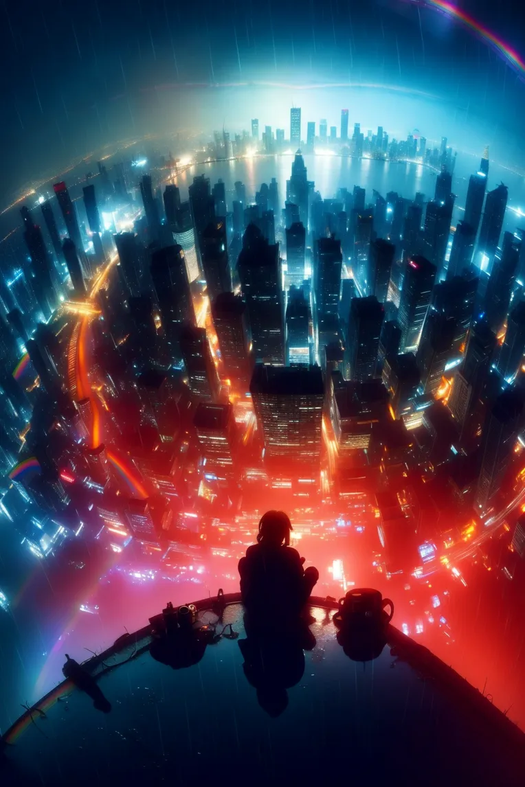 CGI style,Anime Scene,Building,LoRA,SD 1.5