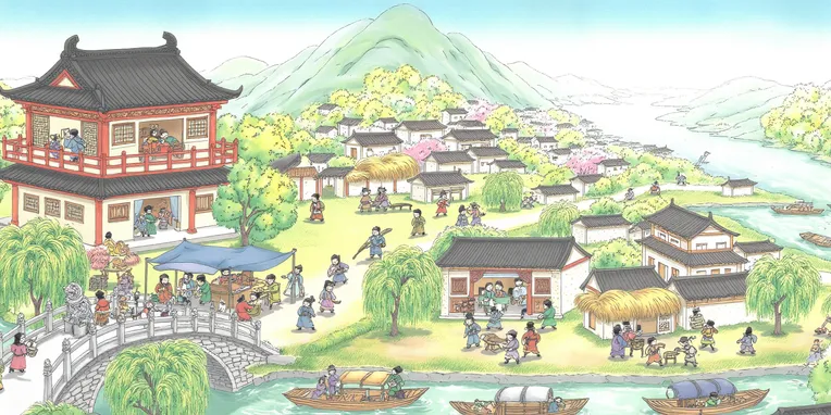 Traditional Painting Media,Building,Style Boost,LoRA,FLUX.1