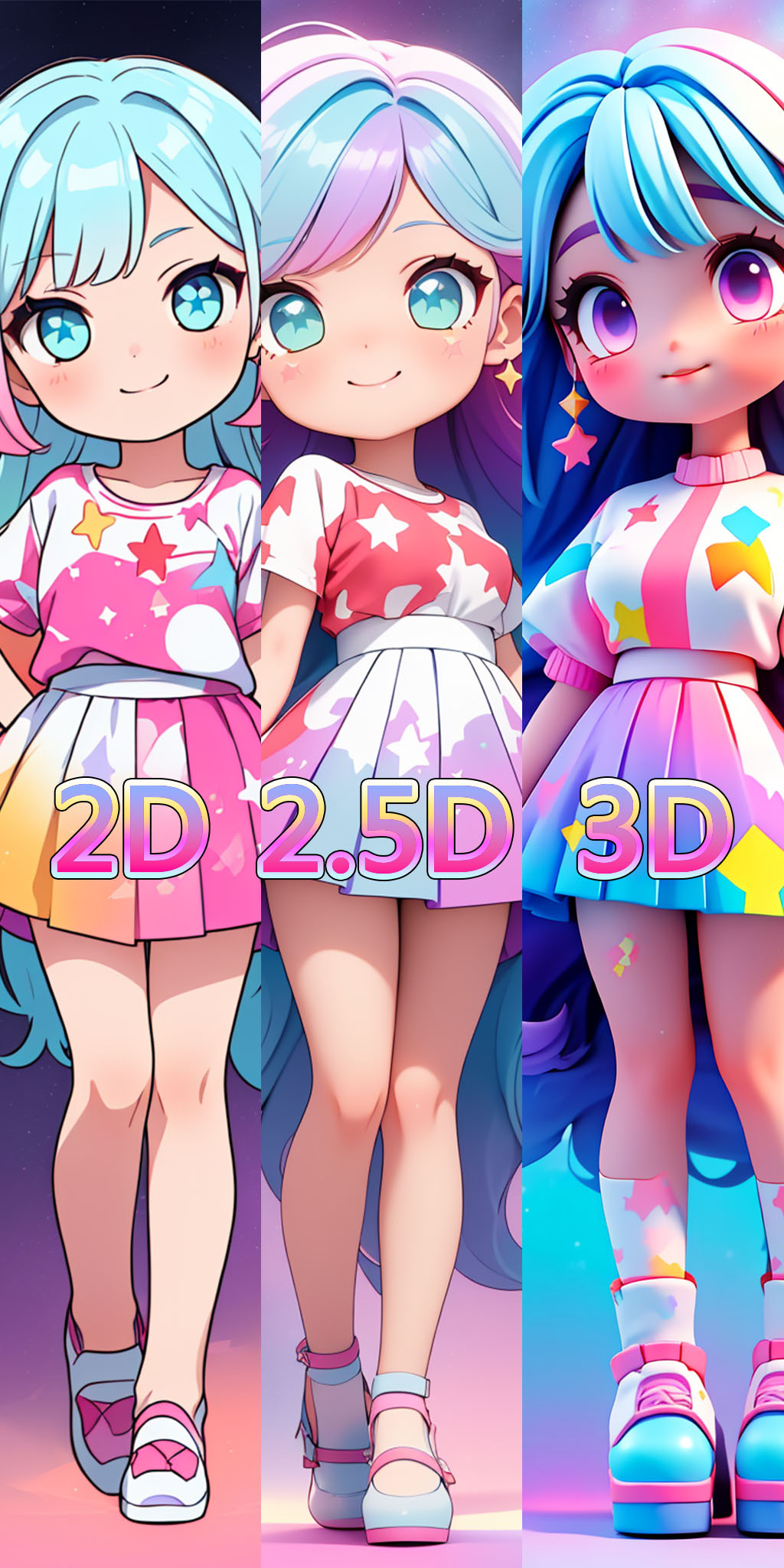 AgainMixChildrensChibi2D2.5D3D 2D