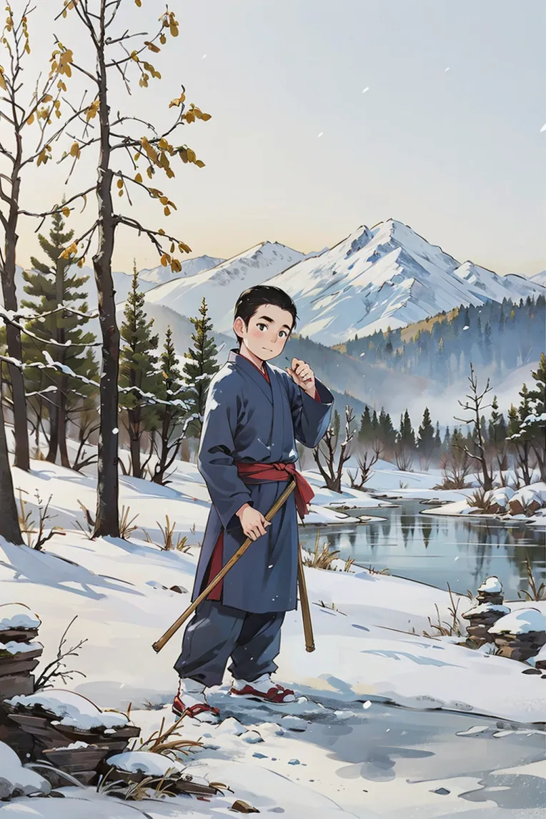 Chinese Style,Traditional Painting Media,Girl,LoRA,SD 1.5