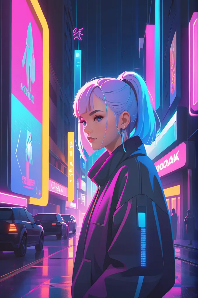 Flat,Flat Illustration,Girl,LoRA,SDXL