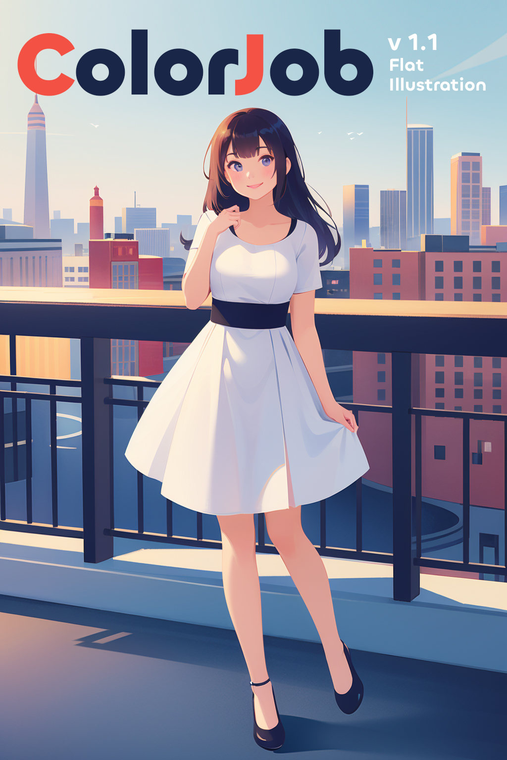 ColorJob flat illustration v1.1