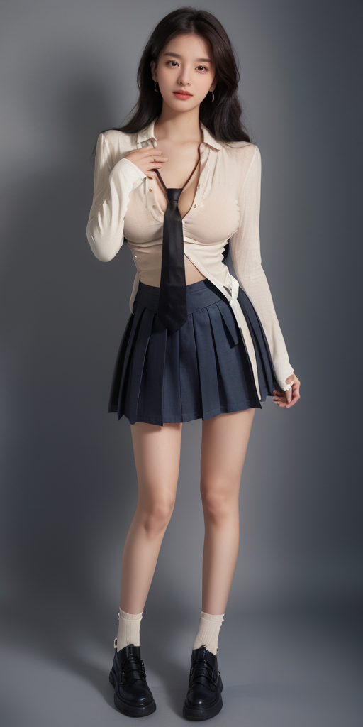 Beauty - French JK Uniform Retro College Pure Desire Sexy Suit v2