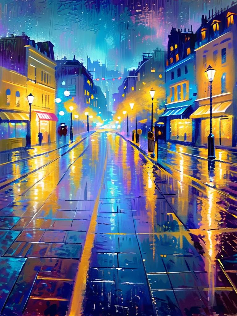 春雪 油彩画 油画棒质感模型-LoRA-Mango-Shakker