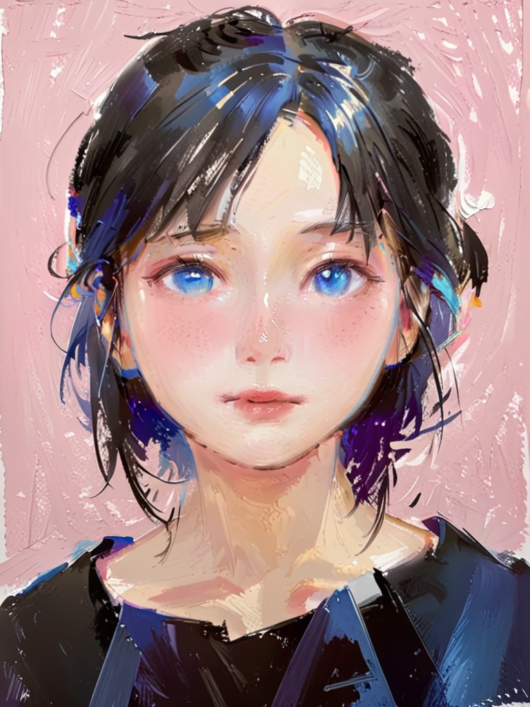 【希少！！】 油画棒质感模型-LoRA-Mango-Shakker 絵画