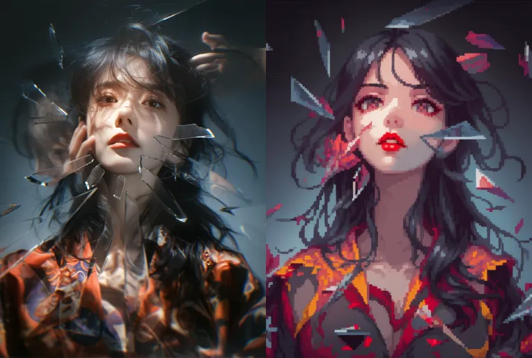 Traditional Painting Media,Girl,Style Boost,Other,