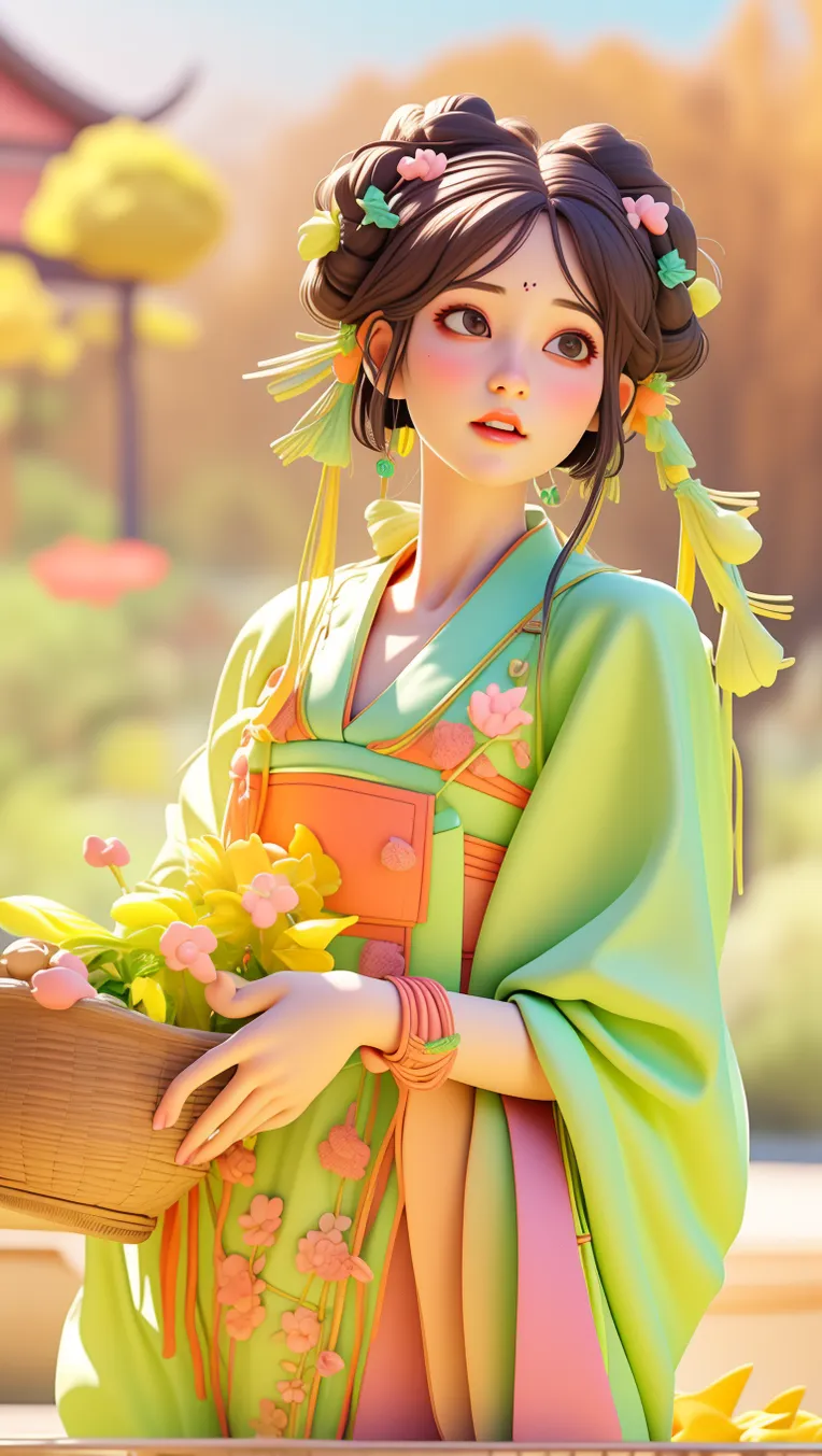 Cartoon style,Digital Painting Media,Girl,Workflow,