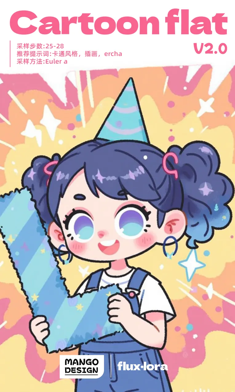 Kids' Illustration,Girl,Style Boost,LoRA,FLUX.1