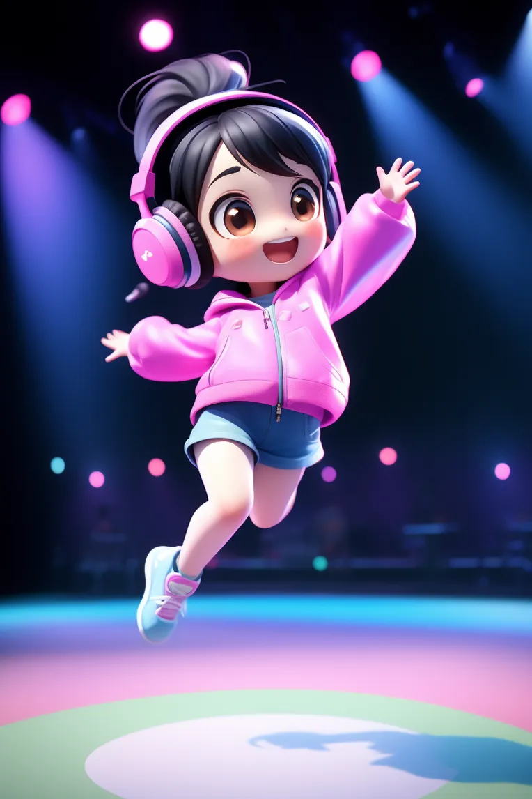 Cartoon style,Digital Painting Media,Girl,Checkpoint,SD 1.5