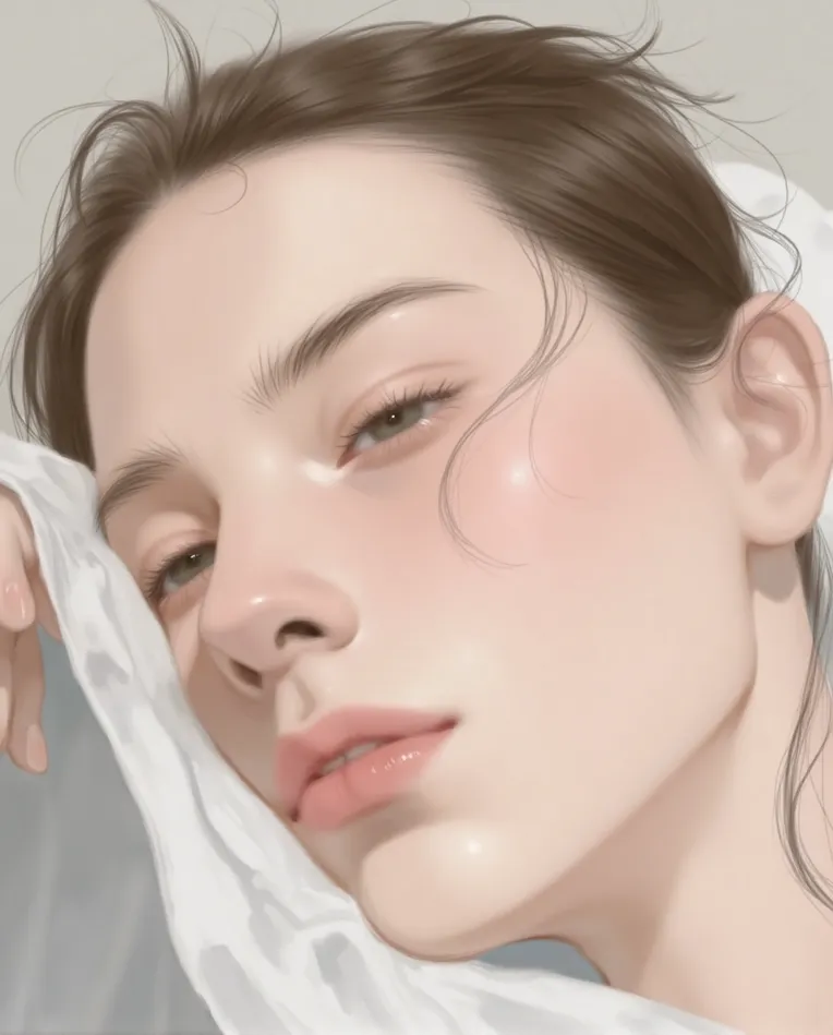 Flat Illustration,Girl,Physical/Facial feature,LoRA,FLUX.1