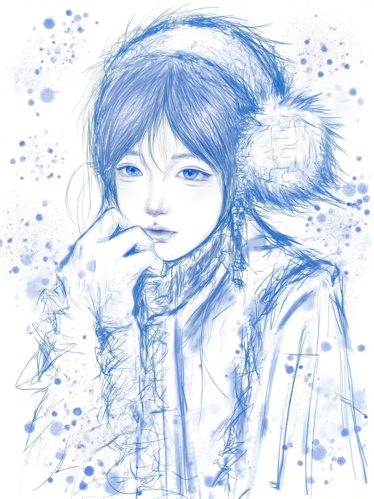 Traditional Painting Media,Girl,Style Boost,LoRA,FLUX.1