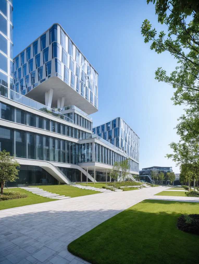Multi-story office building 4-XL-LoRA-Architecture888-Shakker