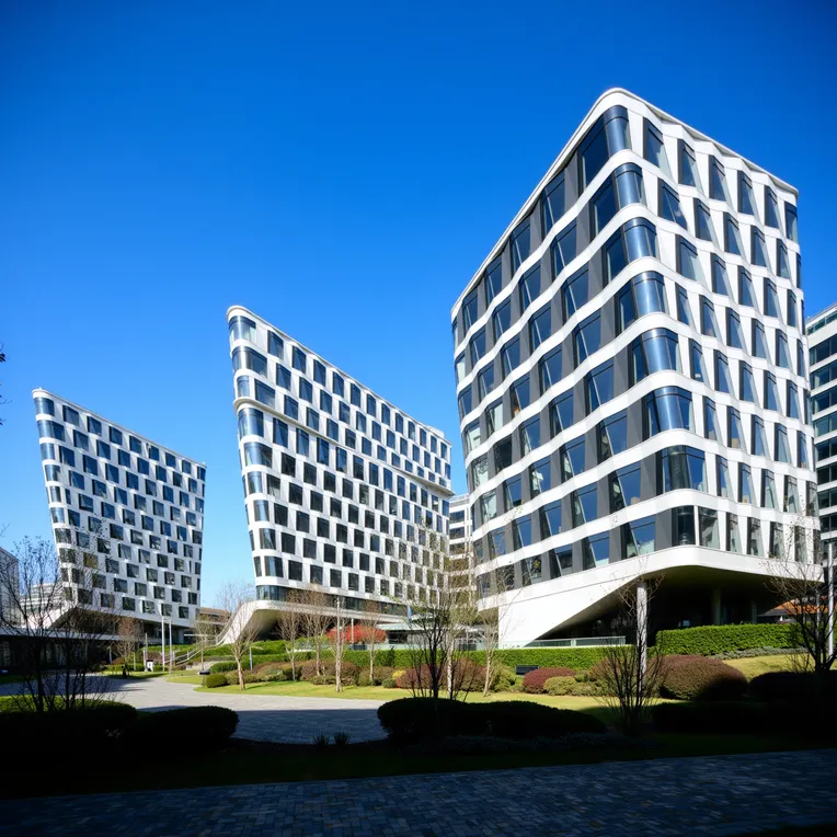 Multiple-story office building 4-PLUX-LoRA-Architecture888-Shakker