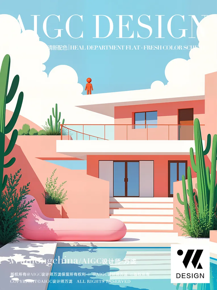 Flat Illustration,Building,Style Boost,LoRA,FLUX.1