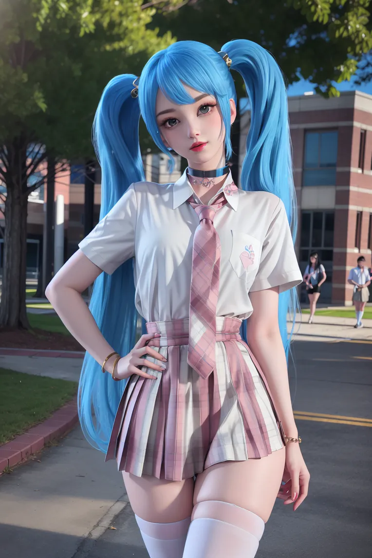 CGI style,Anime Character,Girl,LoRA,SD 1.5