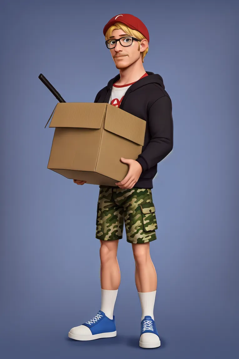 Cartoon style,Anime Character,Boy,LoRA,SD 1.5