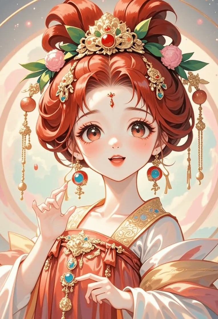 Traditional Painting Media,Girl,Style Boost,LoRA,FLUX.1