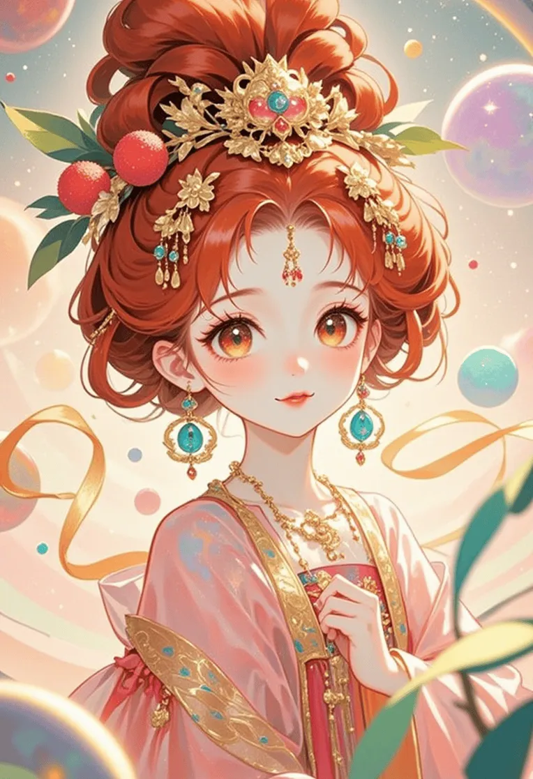 Traditional Painting Media,Girl,Style Boost,LoRA,FLUX.1