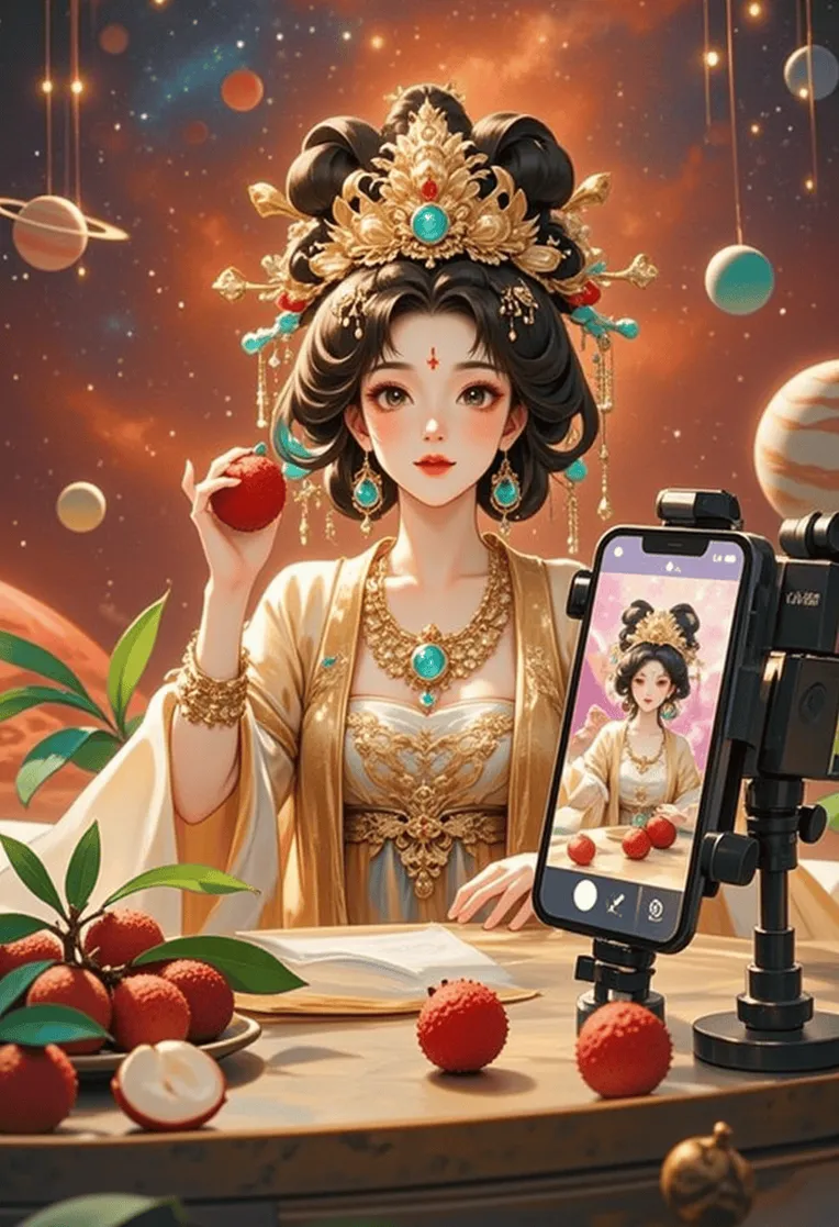 Traditional Painting Media,Girl,Style Boost,LoRA,FLUX.1