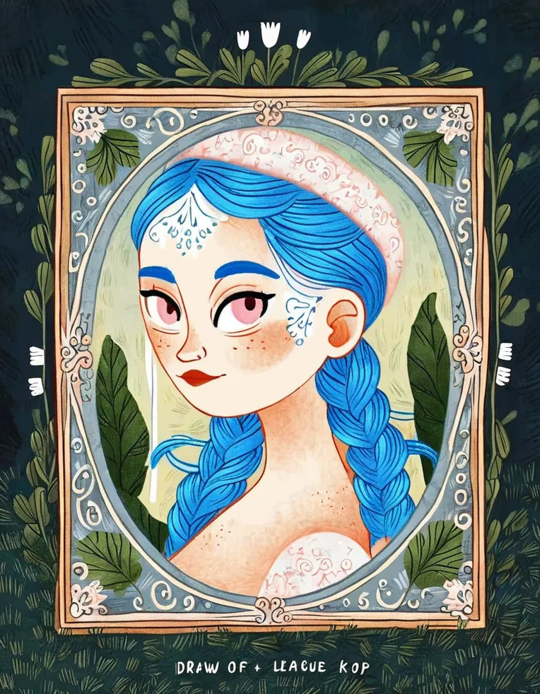 Hand-Drawn,Traditional Painting Media,Girl,LoRA,SDXL