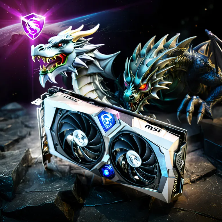 MSI Dragon MSI graphics card vs Dragon-LoRA-沙师弟-Shakker