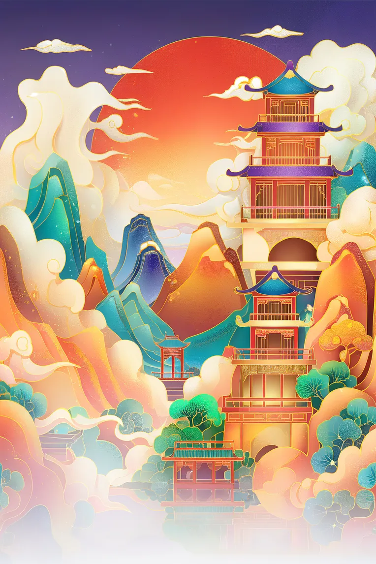 Chinese Style,Traditional Painting Media,Style Boost,Checkpoint,SDXL