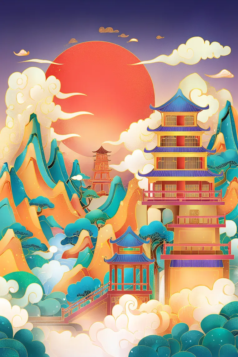 Chinese Style,Traditional Painting Media,Style Boost,Checkpoint,SDXL