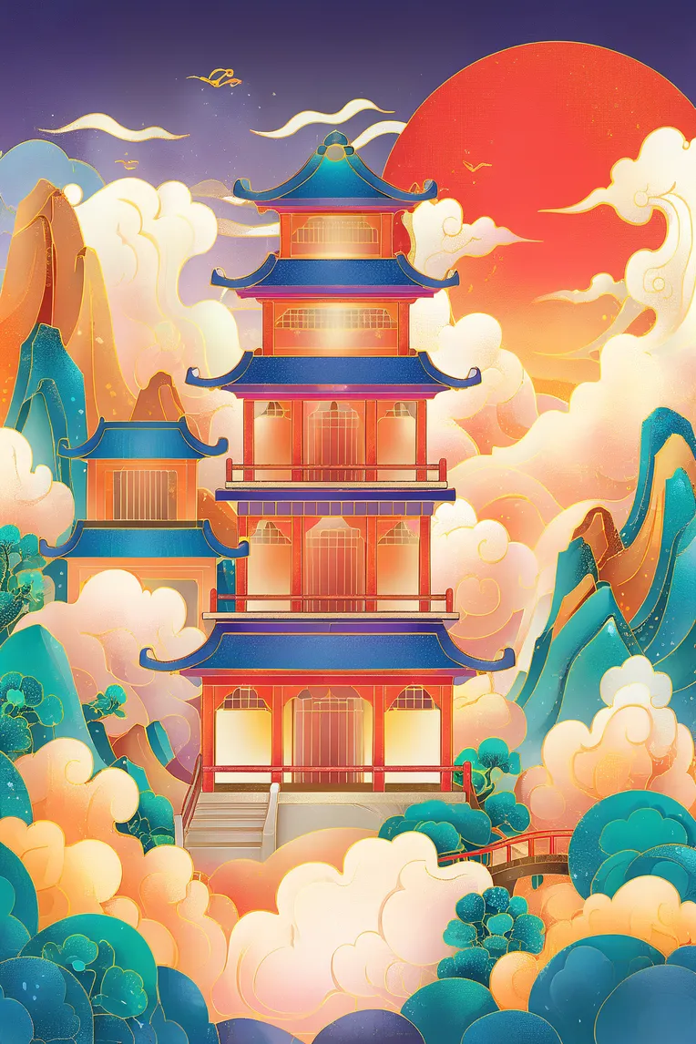 Chinese Style,Traditional Painting Media,Style Boost,Checkpoint,SDXL