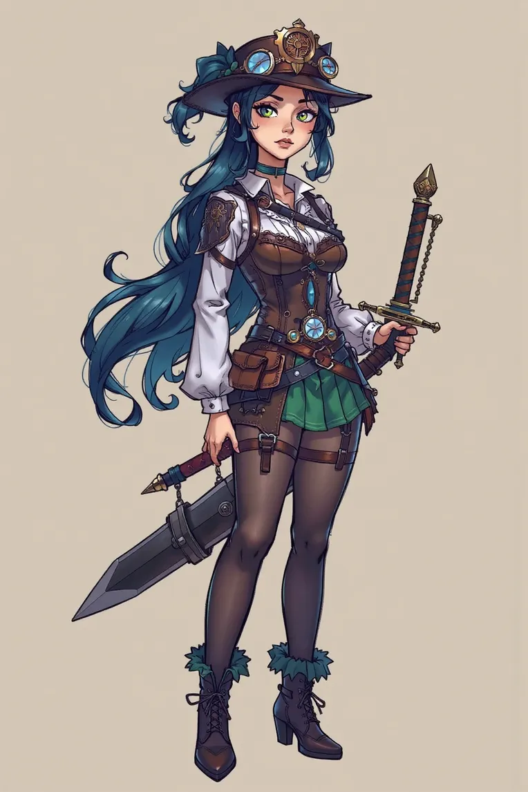 CGI style,Girl,Style Boost,LoRA,FLUX.1