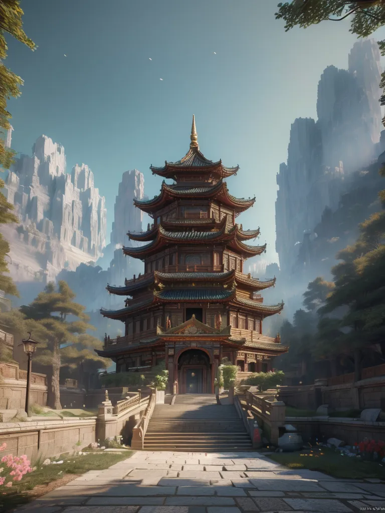 中式古建筑场景（游戏CG、真实场景均可）-LoRA-小肥一点都不肥-LiblibAI