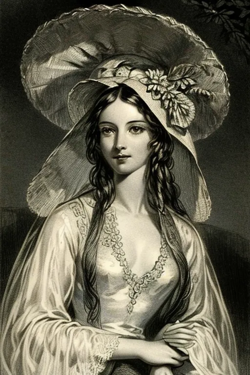 Classic Painting,Traditional Painting Media,Girl,LoRA,SD 1.5