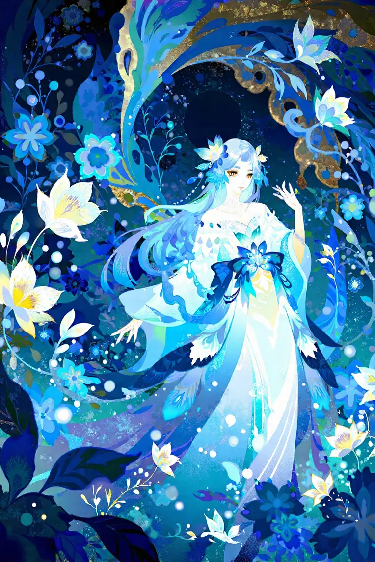 Traditional Painting Media,Girl,Style Boost,LoRA,FLUX.1
