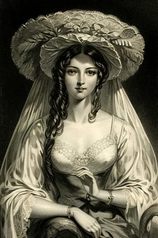 Classic Painting,Traditional Painting Media,Girl,LoRA,SD 1.5