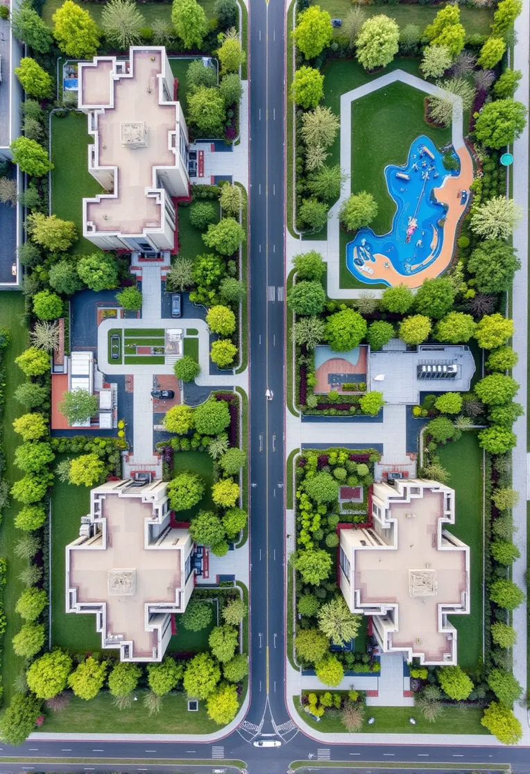 Landscape Design,Building,Composition Control,LoRA,FLUX.1