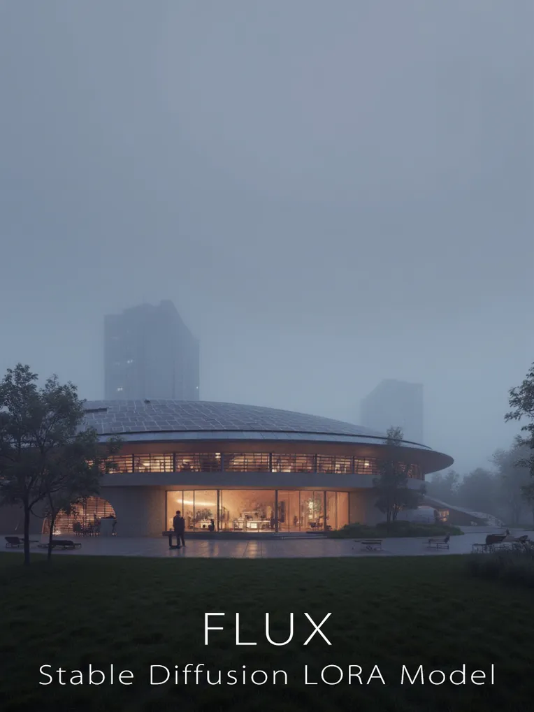 Architectural Design,Building,Style Boost,LoRA,FLUX.1